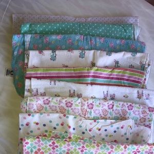 9 burp cloths